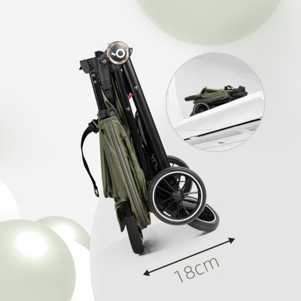 Фото - Коляска прогулянкова Baobaohao A5 Green (001012783172)